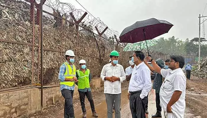 తిరుమలలో చెత్త డంప్ యార్డ్‌ను పరిశీలించిన టీటీడీ చైర్మన్ బిఆర్ నాయుడు