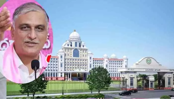 Harish  Rao: సచివాలయం గేటు మార్పునకు 4 కోట్లా : సీఎంపై హరీష్ రావు మండిపాటు