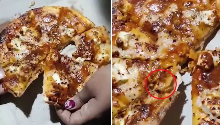 Live Worms in Pizza : పిజ్జాలో బతికున్న పురుగులు.. కంగుతిన్న కస్టమర్! ఎక్కడంటే?