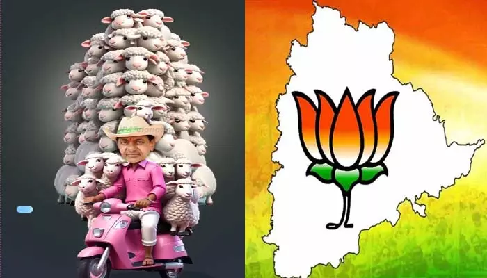 T BJP: కాంగ్రెస్, బీఆర్ఎస్ ప్రెండ్స్ విత్ బెన్‌ఫిట్స్.. బీజేపీ సంచలన ట్వీట్