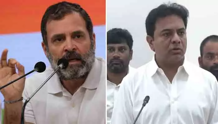 Rahul Gandhi అబద్దాలతో మోసం చేస్తున్నారు: కేటీఆర్