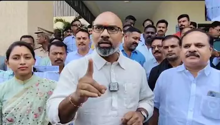 MP Arvind : కేటీఆర్ కు కొవ్వు తగ్గలేదు..జైలులో వేసి కరిగించాలి : ఎంపీ అర్వింద్