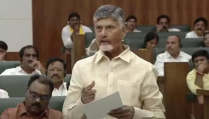 AP Assembly: అడవి పందుల్లా రాష్ట్రాన్ని దోచుకున్నారు.. : సీఎం చంద్రబాబు ఫైర్