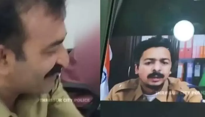 Trissur Police: పోలీస్ యూనిఫాంలో సైబర్ సెల్ అధికారికి అడ్డంగా దొరికిన స్కామర్