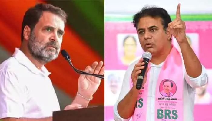 KTR: ‘కుమ్మక్కు రాజకీయాలు చేస్తున్నారా..?’ రాహుల్ గాంధీపై కేటీఆర్ ఫైర్