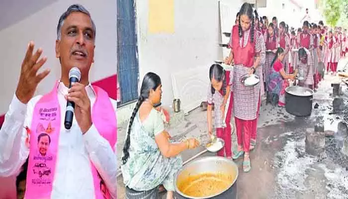 Harish Rao : సీఎం పట్టించుకోడు..మీరైన విద్యార్థుల సమస్యలను పరిష్కరించండి : హరీశ్ రావు