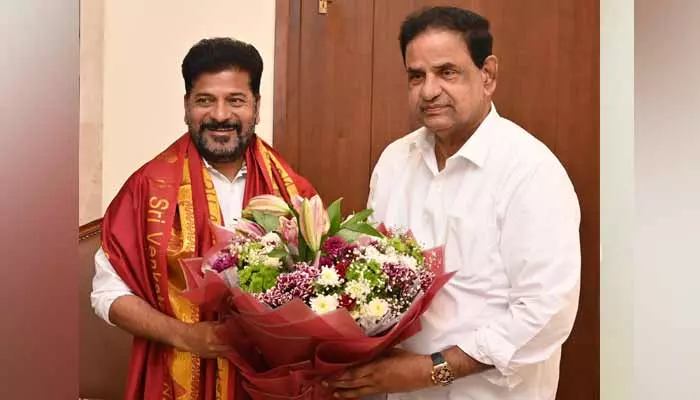 CM Revanth Reddy: సీఎం రేవంత్ రెడ్డిని కలిసిన టీటీడీ చైర్మన్