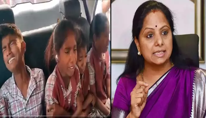 MLC Kavitha : ఓ తల్లిగా నా మనసు కలచి వేసింది! పురుగుల అన్నం తిని.. కవిత ఎమోషనల్ ట్వీట్