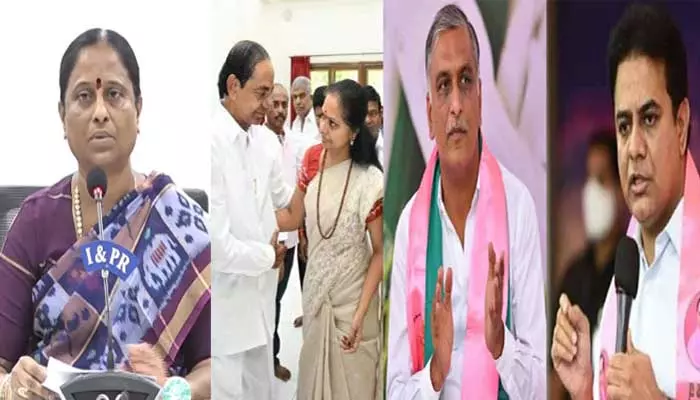 Konda Surekha: చెల్లె జైల్లో ఉన్నప్పుడే కేటీఆర్ హ్యాపీగా ఉన్నాడు: కొండా సురేఖ