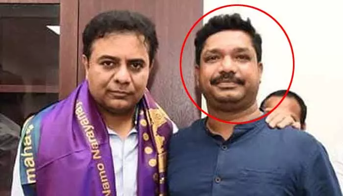 Arrest: కేటీఆర్‌కు బిగ్ షాక్.. భూకబ్జా కేసులో ప్రధాన అనుచరుడి అరెస్ట్