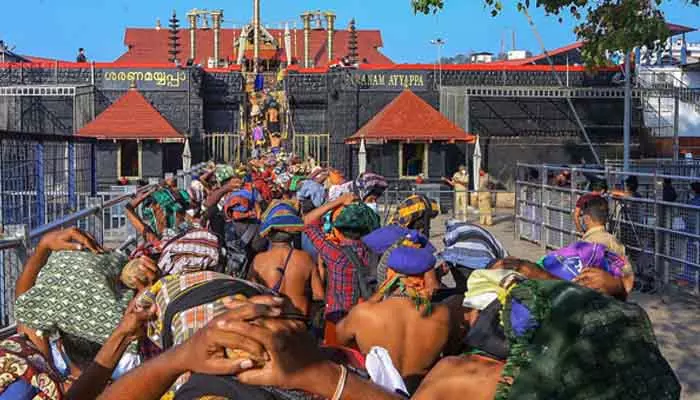 Sabarimala : శబరిమలకు పోటెత్తిన అయ్యప్ప భక్తులు