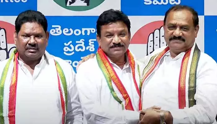 Joinings: బీఆర్ఎస్, బీజేపీలకు బిగ్ షాక్.. కాంగ్రెస్ లో చేరిన మాజీ ఎంపీ, మాజీ ఎమ్మెల్యే