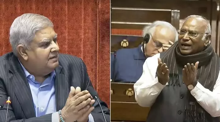 Rajya Sabha: నేను రైతు కుమారుడ్ని.. భయపడబోను.. రాజ్యసభలో ధంఖర్ వర్సెస్ ఖర్గే