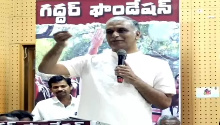 Harish Rao: పాట ఉన్నంత కాలం గద్దరన్న సజీవంగానే ఉంటారు.. హరీశ్‌రావు కీలక వ్యాఖ్యలు