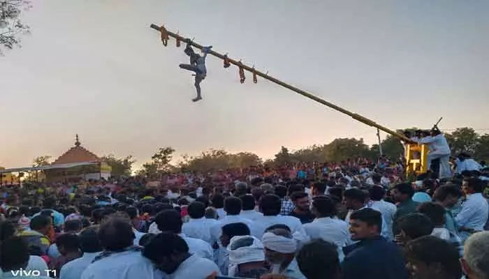 అట్టహాసంగా బండి షిడి...మైలారంలో మల్లన్న జాతర