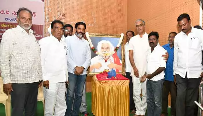 గద్దరన్నది అర్ధశతాబ్దపు పోరాటం : హరీష్ రావు