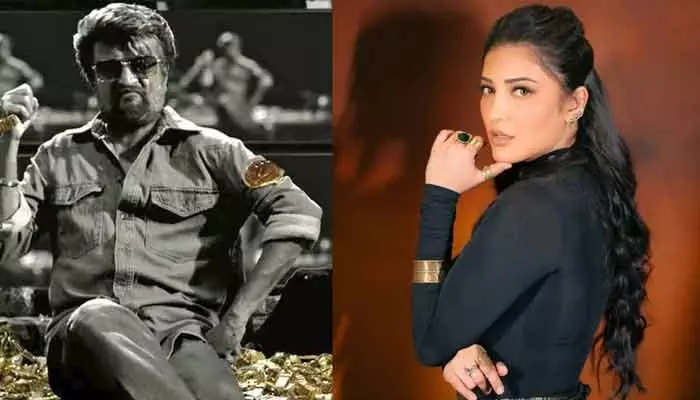 Shruti Haasan: సూపర్ స్టార్ సినిమా సెట్ నుంచి ఆసక్తికర ఫొటోలు షేర్ చేసిన శృతి హాసన్..