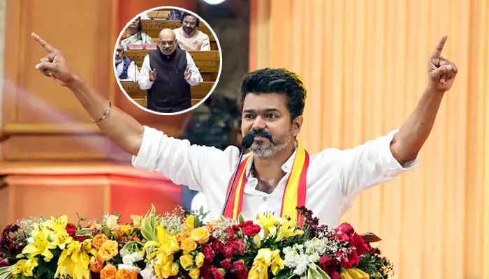 Thalapathy Vijay: అమిత్ షా వ్యాఖ్యలపై దళపతి విజయ్ కౌంటర్