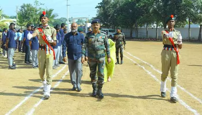 విద్యార్థులు జాతీయ భావాన్ని పెంపొందించుకోవాలి : కల్నల్ ఎస్కే.భద్ర