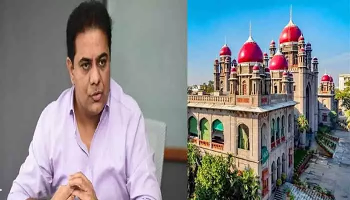 KTR : కేటీఆర్ పిటిషన్‌పై హైకోర్టులో విచారణ