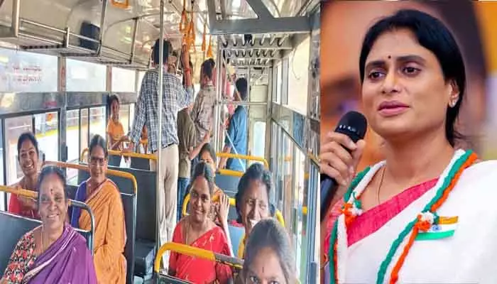 YS Sharmila : మహిళలకు ఫ్రీ బస్ పథకం అమలుపై కూటమి కాలయాపన : వైఎస్ షర్మిల ధ్వజం