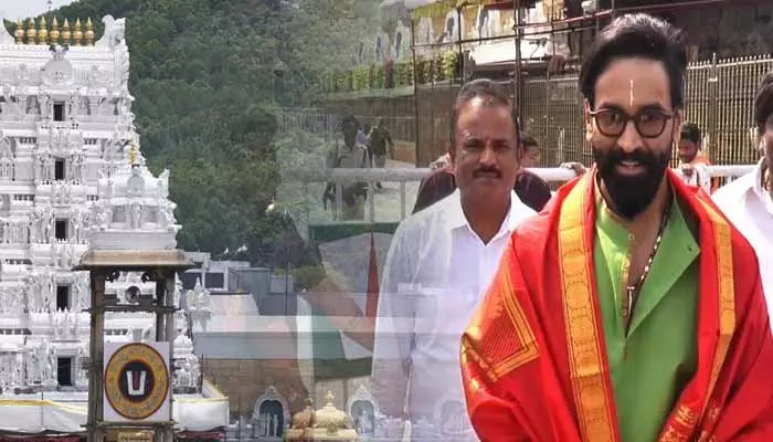 Tirumala News:తిరుమల శ్రీవారిని దర్శించుకున్న మంచు విష్ణు