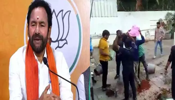 Kishan Reddy : అల్లు అర్జున్ ఇంటిపై దాడి.. కిషన్ రెడ్డి సంచలన వ్యాఖ్యలు