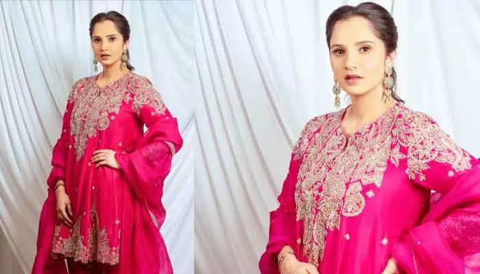 Sania Mirza: కోడ్ పింక్ అంటూ లవ్ సింబల్స్ జోడించి లేటెస్ట్ పిక్స్ పంచుకున్న టెన్నిస్ స్టార్