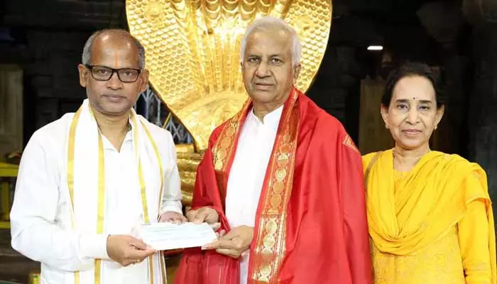 Tirumala News:తిరుమల శ్రీవారికి భక్తుడి భారీ విరాళం.. ఎంతంటే?