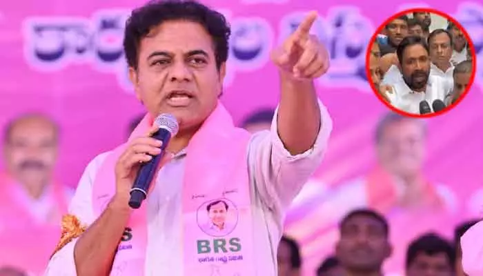 ఎస్సీ కార్పొరేషన్ మాజీ చైర్మన్ ఎర్రోళ్ల శ్రీనివాస్ అరెస్టు దుర్మార్గమైన చర్య: KTR