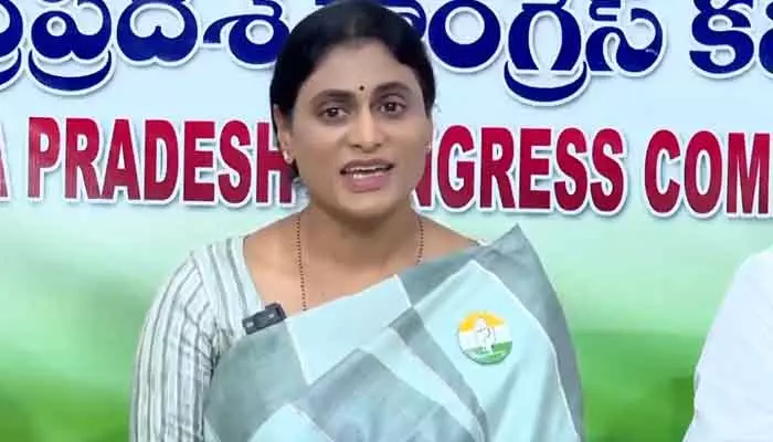 YS Sharmila : మోడీ దోస్తులకు విశాఖ స్టీల్ అమ్మే కుట్ర : షర్మిల ఫైర్