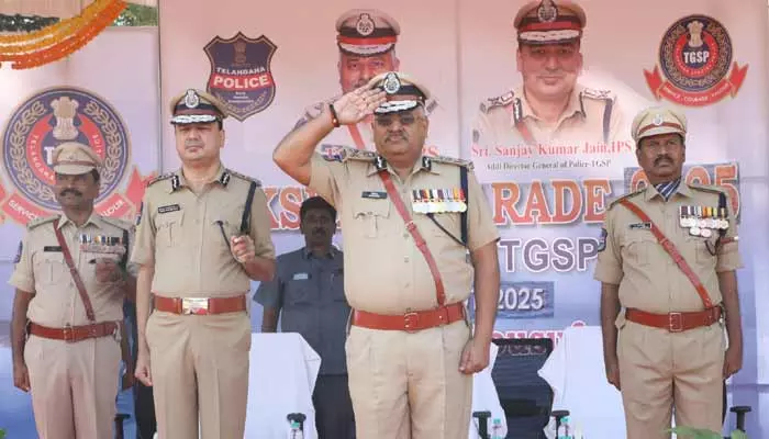 DGP: టీజీఎస్పీ పోలీసులు అంతర్జాతీయంగా రాణించాలి.. తెలంగాణ డీజీపీ జితేందర్