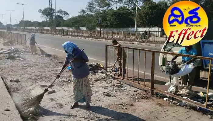 ‘దిశ’ ఎఫెక్ట్..స్పందించిన పంచాయతీ అధికారులు