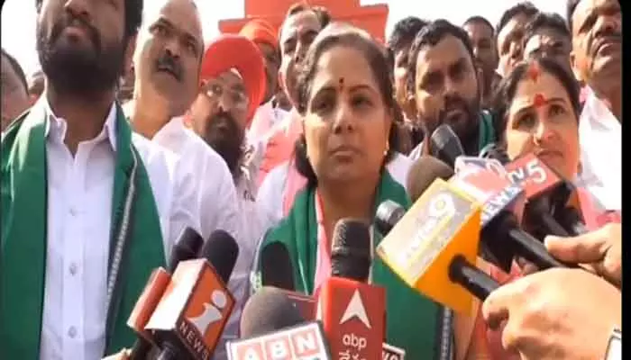 MLC Kavitha : అక్రమ కేసులకు భయపడం : బీఆర్ఎస్ ఎమ్మెల్సీ కవిత