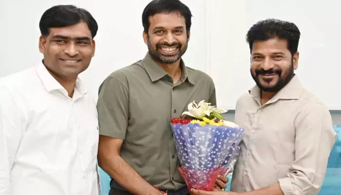 Pullela Gopichand : సీఎం రేవంత్ రెడ్డిని కలిసిన పుల్లెల గోపీచంద్