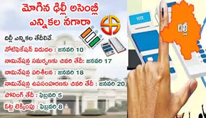 Delhi Assembly : ఢిల్లీ అసెంబ్లీ ఎన్నికల నోటిఫికేషన్ విడుదల